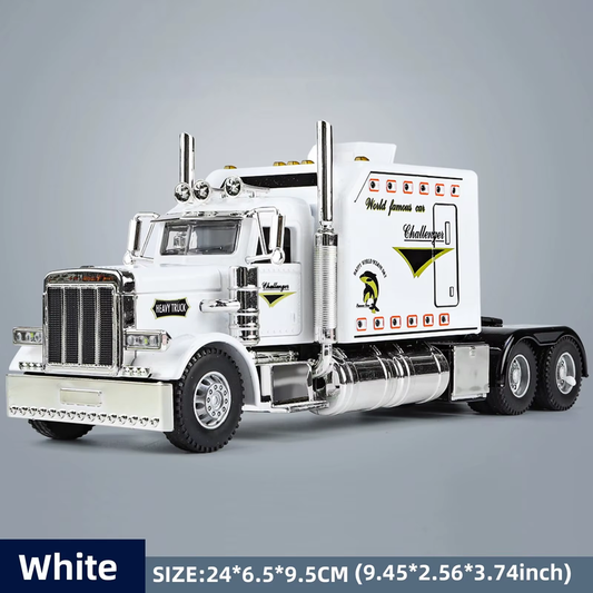 1:24 Scale Peterbilt 389 Tractor Trailer Play Toy Truck Vehicle for Kids, Lonest
