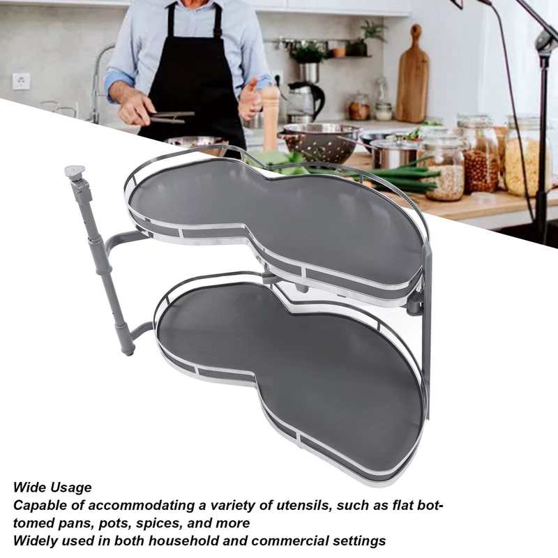 Blind Corner Cabinet Shelf Strong Load Bearing Blind Corner Cabinet Tray Corrosi