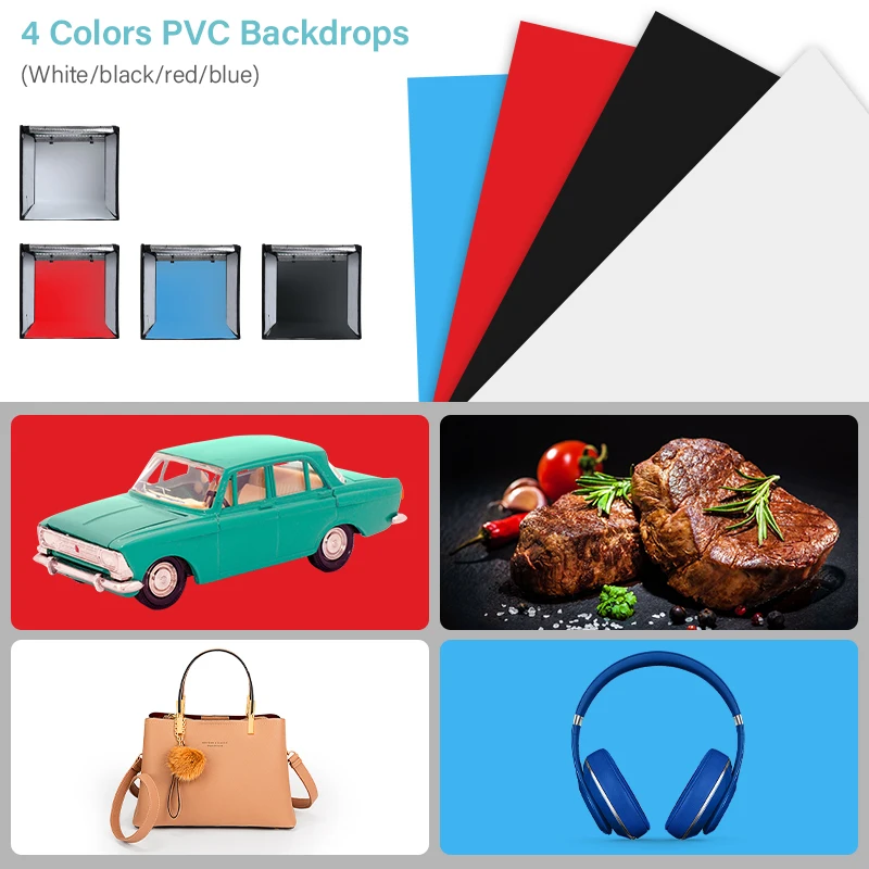 Photo Studio Light Box 80Cm/32'',24W Professional Adjustable Brightness Shoot Box