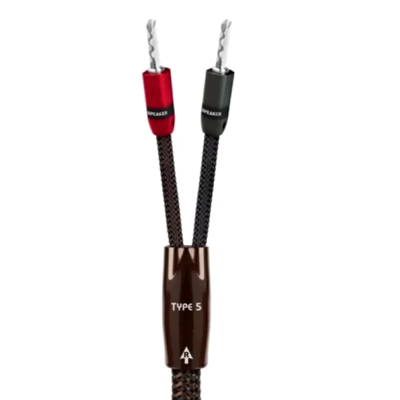Type 5 Speaker Cable Low-Distortion Low Noise Solid PSC+ Copper Hifi Audio Speak