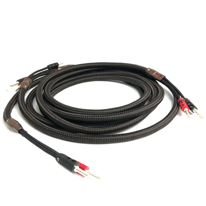 Type 5 Speaker Cable Low-Distortion Low Noise Solid PSC+ Copper Hifi Audio Speak