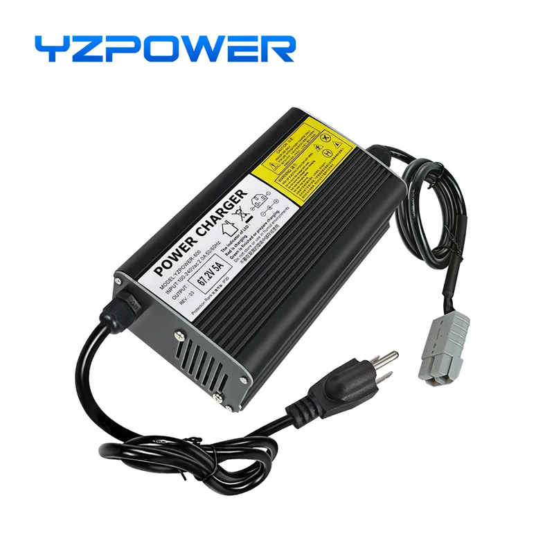 67.2V 5A Lithium Battery Charger 16S 60V Charger Input 110-240Vac Fast Charging