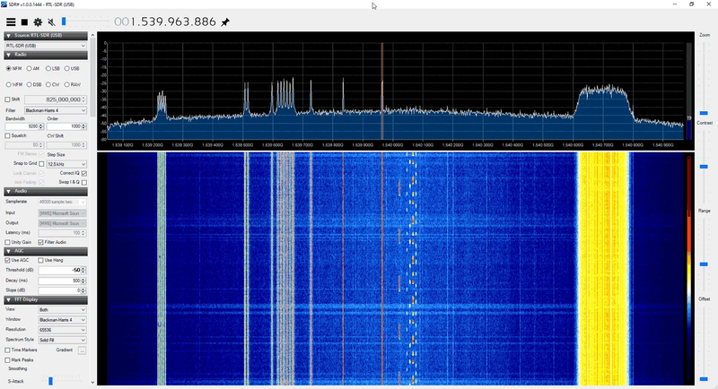 Active L-Band 1525-1660 RHCP Inmarsat to Iridium Patch Antenna Set