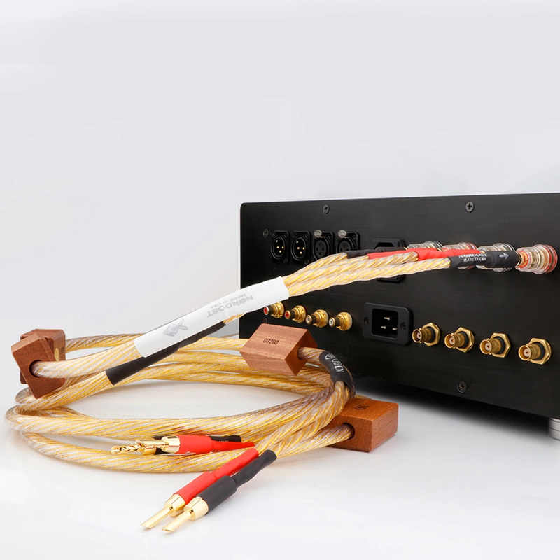 Pair Hifi Nordost ODIN 2 Gold Loudspeaker Wire Audio Line Banana to Banana Plug