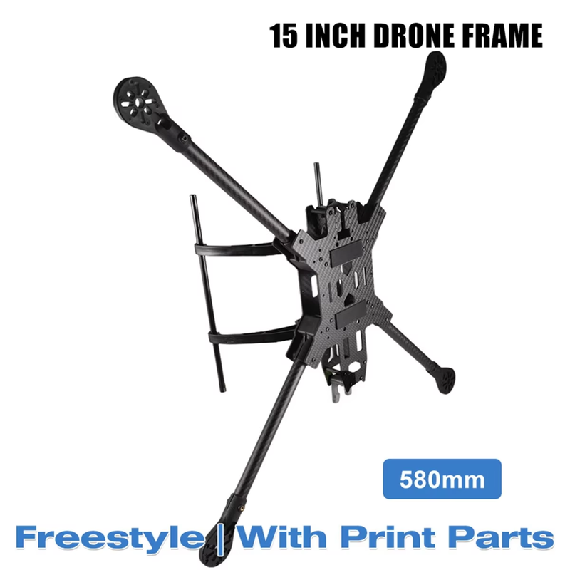 15Inch FPV Racing Drone Frame Carbon Fiber Quadcopter FPV Freestyle Frame for En