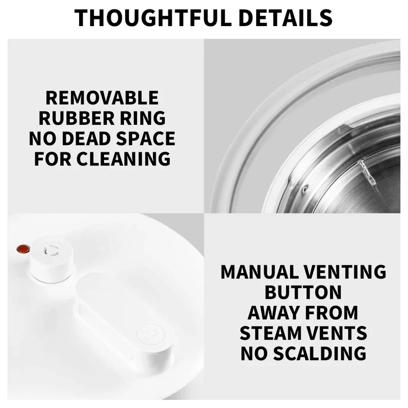 New  Mijia Intelligent Pressure Cooker 2.5L Electric Rice Cooker 2-3 People Home