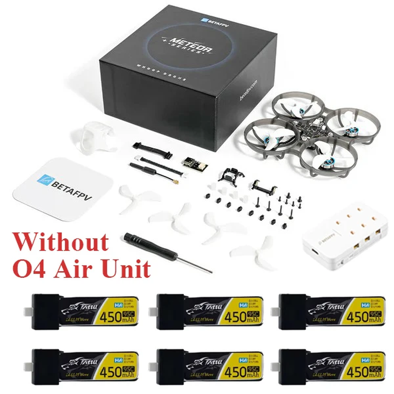 Meteor75 Pro O4 Brushless Whoop Quadcopter 2025 with or without Tattu BT2.0 450M