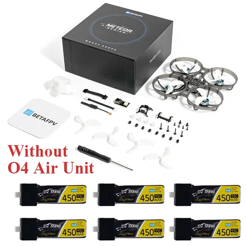 Meteor75 Pro O4 Brushless Whoop Quadcopter 2025 with or without Tattu BT2.0 450M