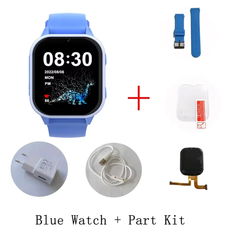 Kt19Pro Max Kids Smart Watch 4G WIFI GPS Tracker Camera Body Temperature Monitor