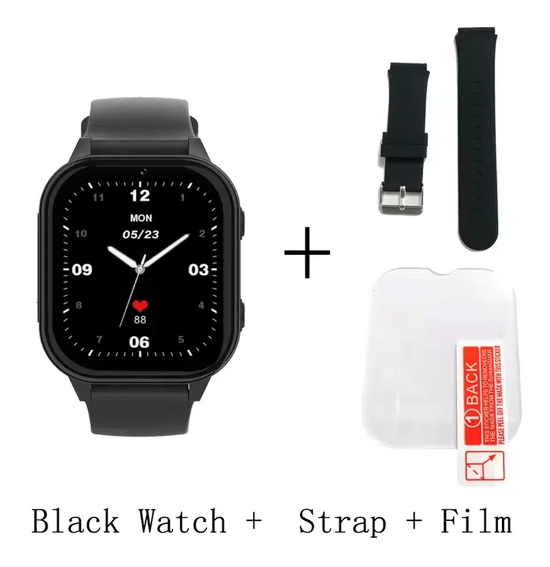 Kt19Pro Max Kids Smart Watch 4G WIFI GPS Tracker Camera Body Temperature Monitor