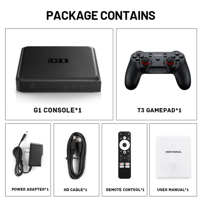 G1 Android TV Box with Netflix 4K Ultra HD Google Certified Dolby Vision HDR10+