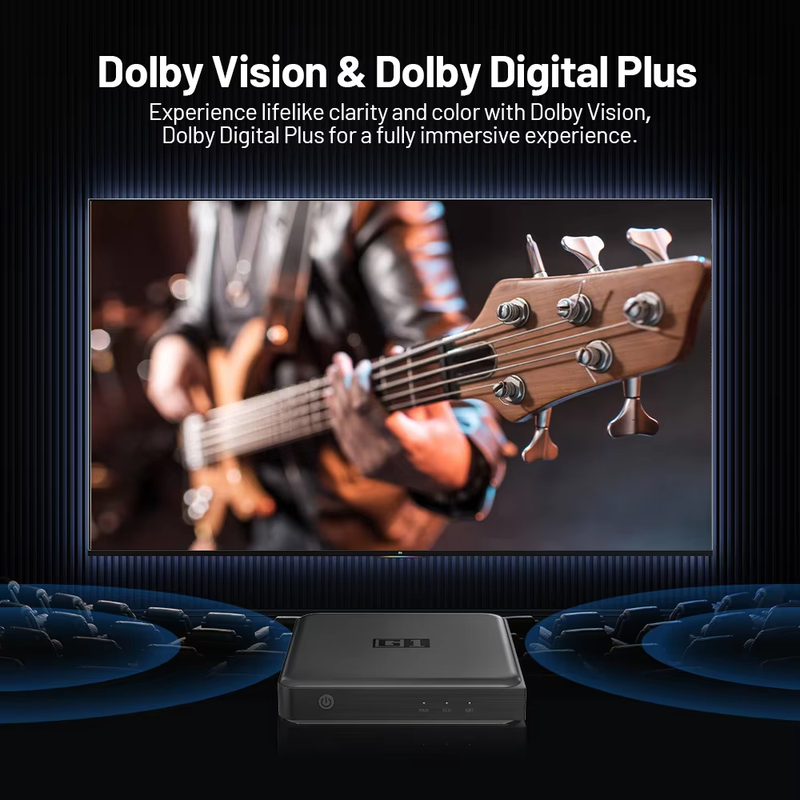 G1 Android TV Box with Netflix 4K Ultra HD Google Certified Dolby Vision HDR10+