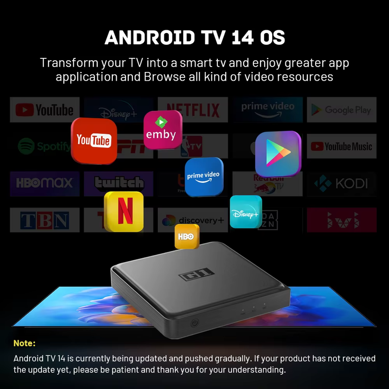 G1 Android TV Box with Netflix 4K Ultra HD Google Certified Dolby Vision HDR10+