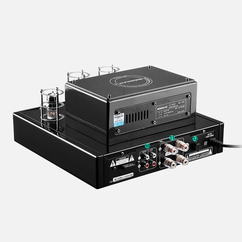 Audiophile High-Power Tube Power Amplifier Wireless Bluetooth HIFI Mini Tube Pow