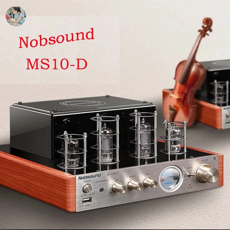 Audiophile High-Power Tube Power Amplifier Wireless Bluetooth HIFI Mini Tube Pow