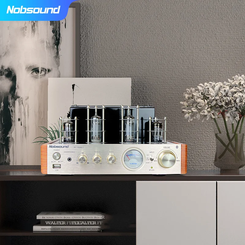 Audiophile High-Power Tube Power Amplifier Wireless Bluetooth HIFI Mini Tube Pow