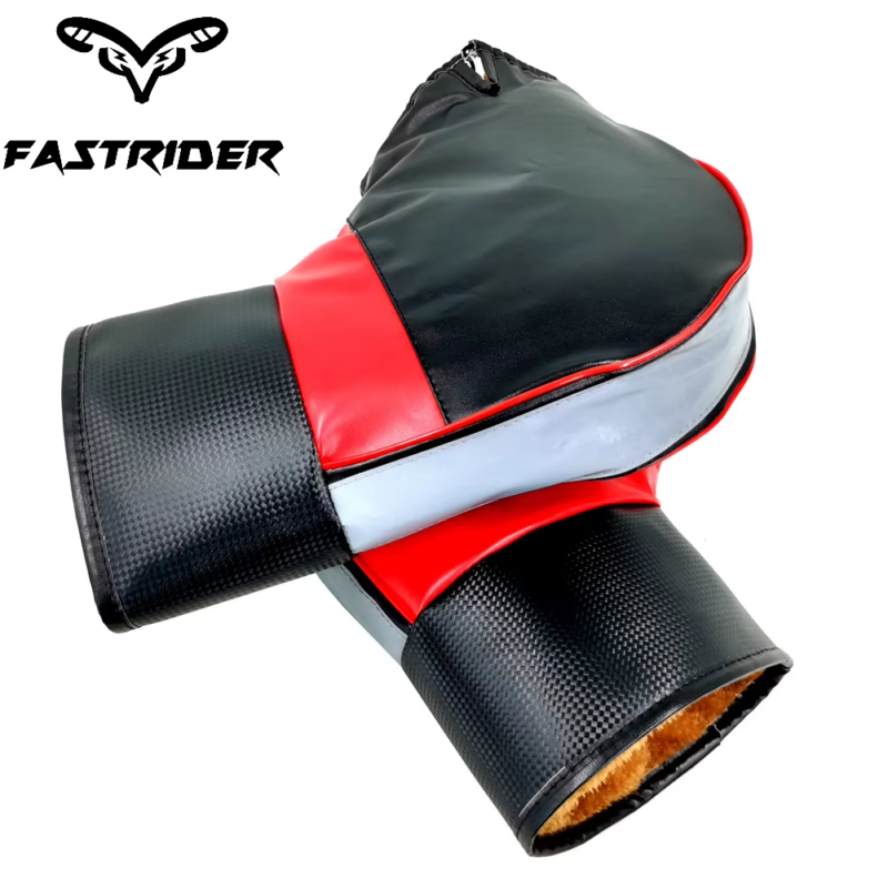 Motorcycle Handlebar Cover Winter Battery Bike Windshield Gloves Windproof Warm