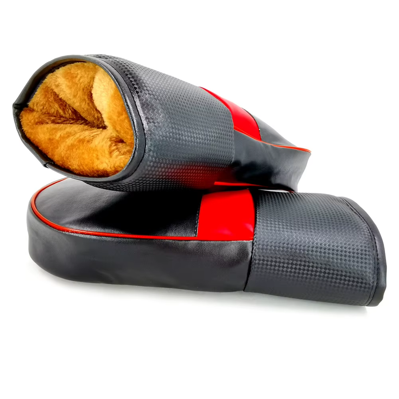 Motorcycle Handlebar Cover Winter Battery Bike Windshield Gloves Windproof Warm