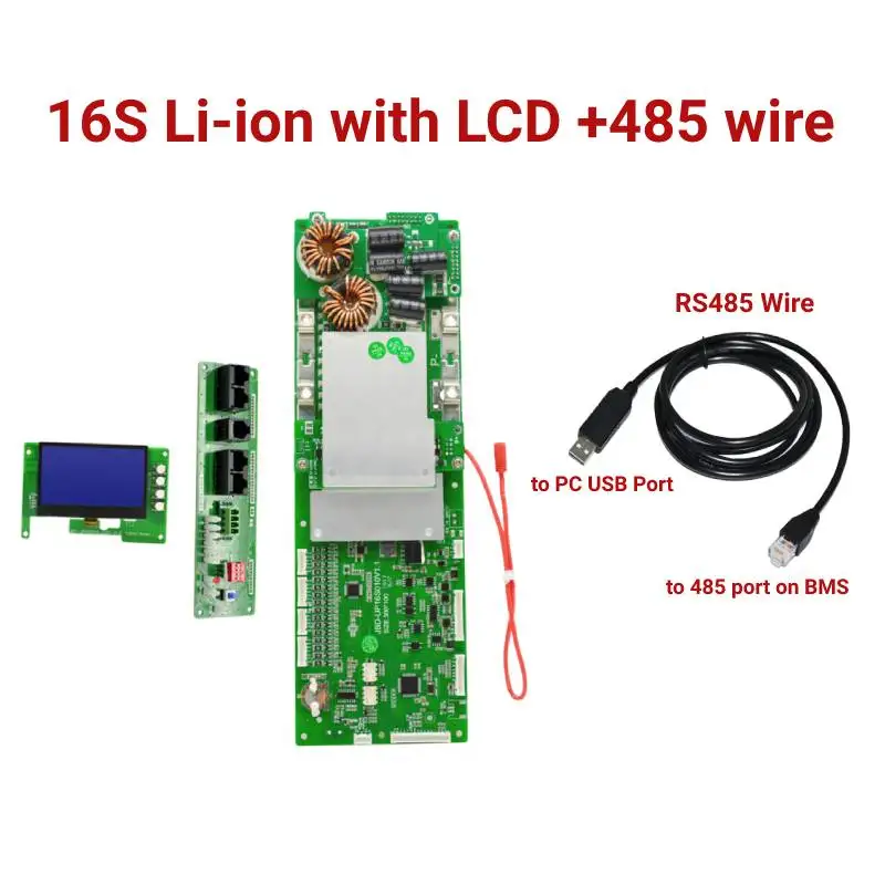 JBD Smart BMS 16S 48V 100A 200A Family Energy Storage Lifepo4 Inverter Bms Suppo
