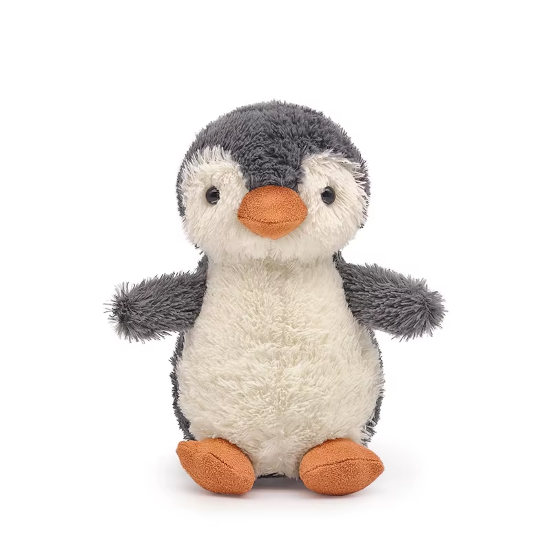 Kawaii High Quality Penguin Plush Doll Animal Stuffed Wearing Hat Scarf Camera W