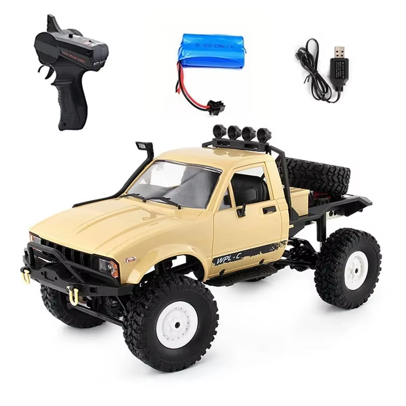 C24-1 C14 C24 RC Car Crawler 1/16 Scale 4WD Offroad RC Truck Climbing Speed Mode