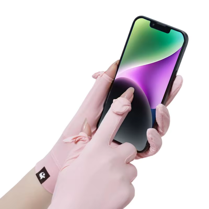 UV Protection Gloves UPF 50 Full Finger UV Blocking Gloves Touchscreen Machine W
