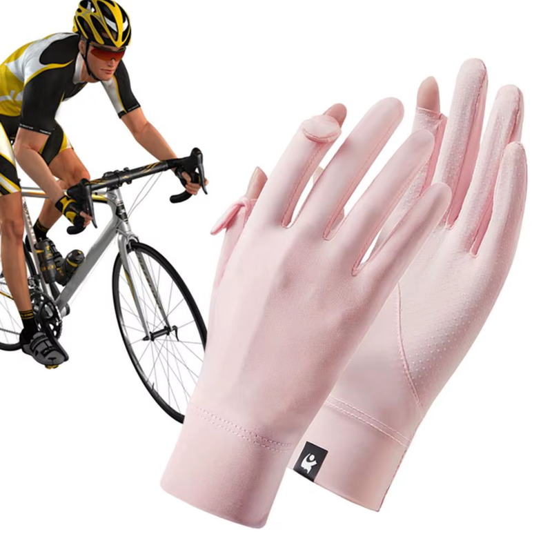 UV Protection Gloves UPF 50 Full Finger UV Blocking Gloves Touchscreen Machine W