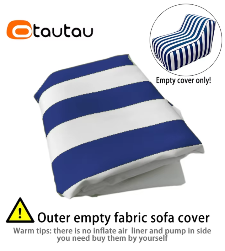 Outdoor Inflatable Sofa Cover & Inner Air Liner Independent Sales ! Beach Pool B