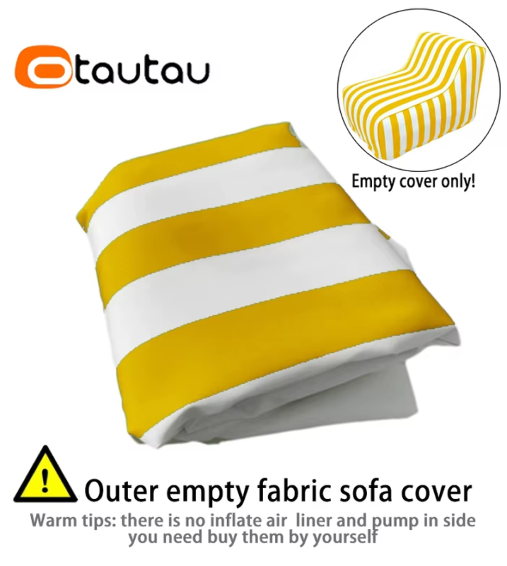 Outdoor Inflatable Sofa Cover & Inner Air Liner Independent Sales ! Beach Pool B