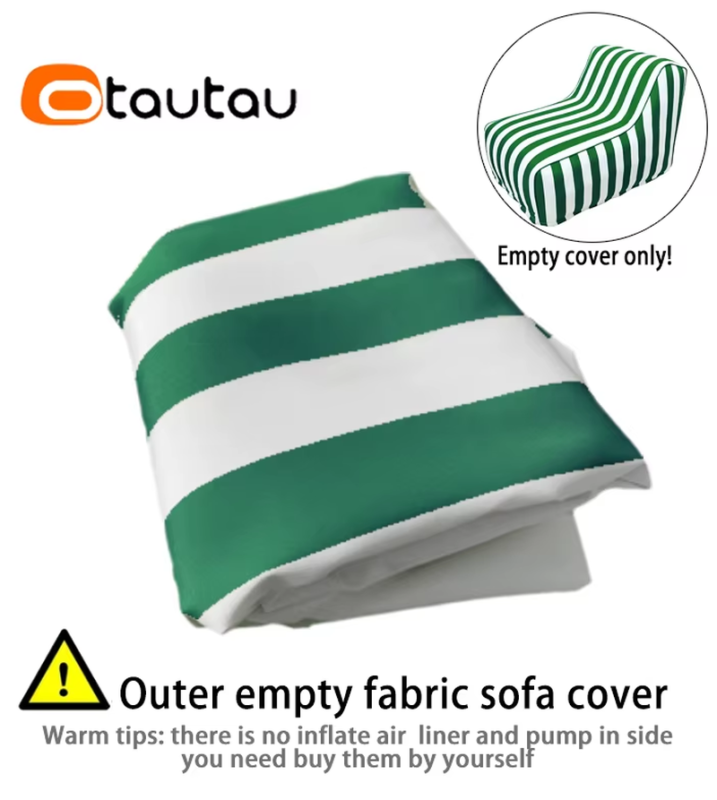 Outdoor Inflatable Sofa Cover & Inner Air Liner Independent Sales ! Beach Pool B