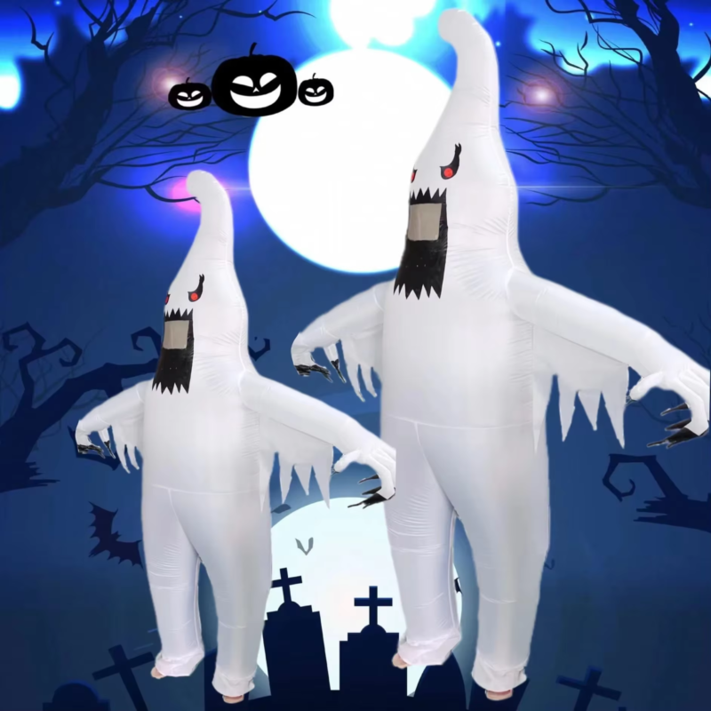 Halloween Inflatable Toy White Ghost Ghost Outdoor Inflatable Clothing Courtyard