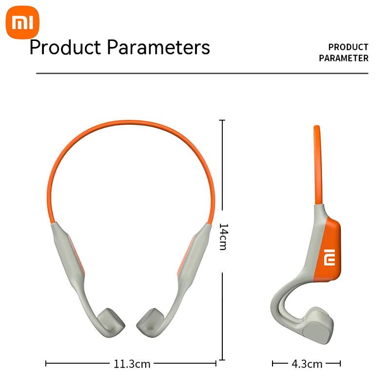 XIAOMI Neckband I18PRO Bluetooth 5.3 Headphones Bone Conduction Sport Earbuds Hi