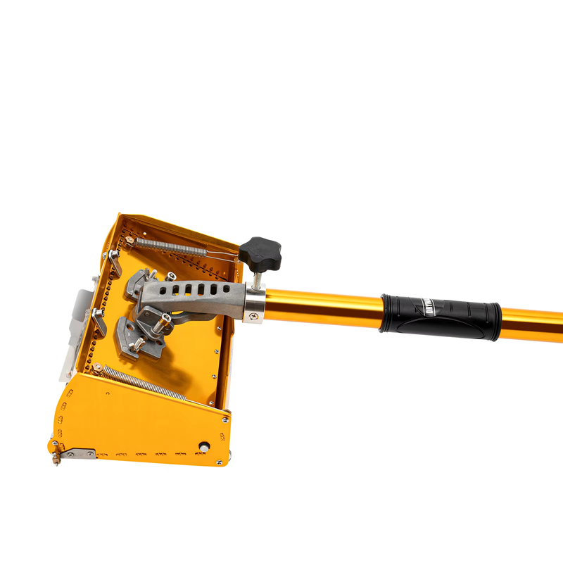 9.8'' Drywall Taping Tool Flat Finishing Plaster Box Set with 40-64 Inch Adjusta