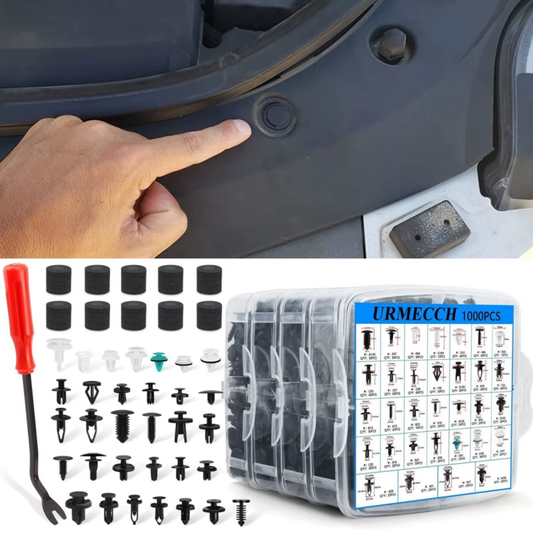 1000Pcs Screw Fit Rivet Trim Clips Panel Bumper Wheel Arch Lining Door for Ford