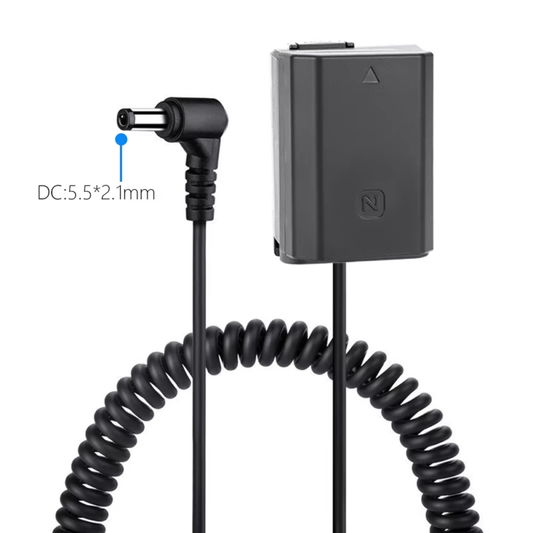 NP-FZ100 NPFZ100 Dummy Battery Fully Decoded DC Coupler for Sony ILCE-9 Alpha A9