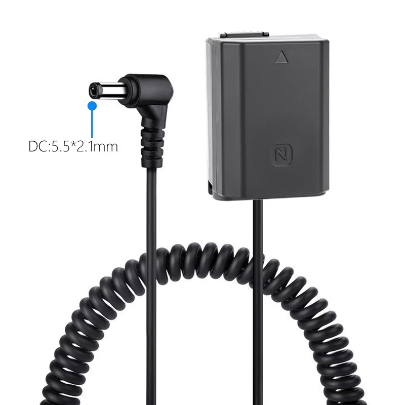 NP-FZ100 NPFZ100 Dummy Battery Fully Decoded DC Coupler for Sony ILCE-9 Alpha A9