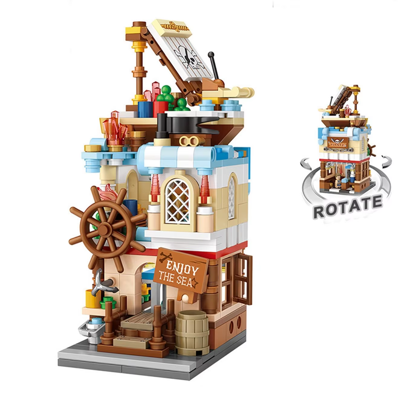 Get Your Own Mushroom House Building Blocks & Magic Room Toy Bricks Cute Gift fo