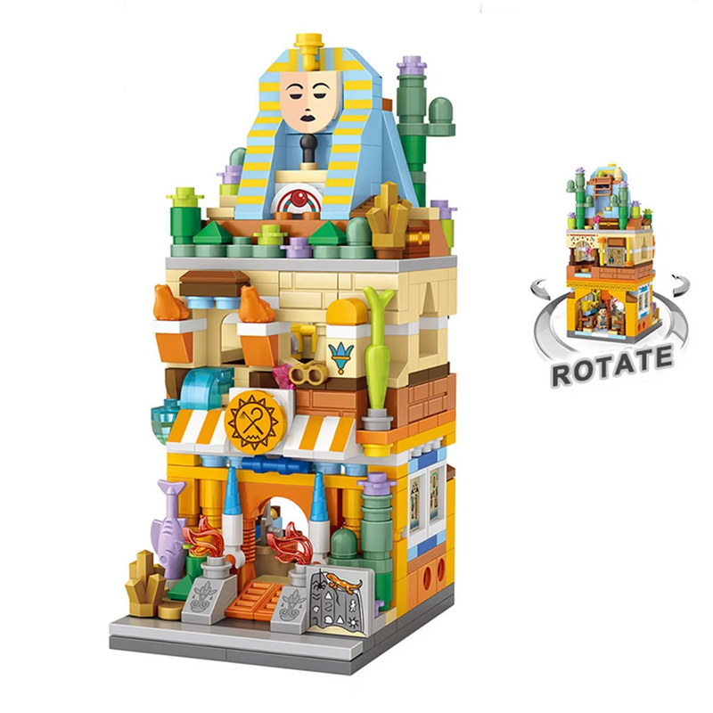 Get Your Own Mushroom House Building Blocks & Magic Room Toy Bricks Cute Gift fo