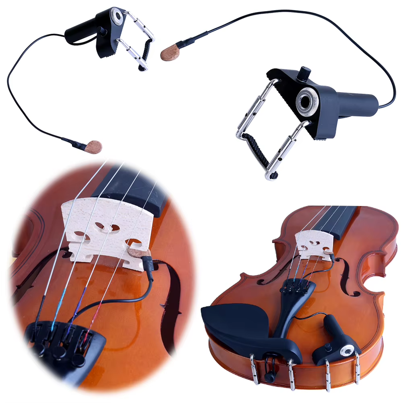 Violin Bridge Pickup Electronic Organ Instant Authentic Acoustic Sound Easy to M