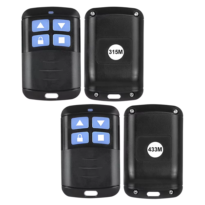 Remote Control Duplicator 4 Button Garage Door Gate Opener 315Mhz/433Mhz Wireles