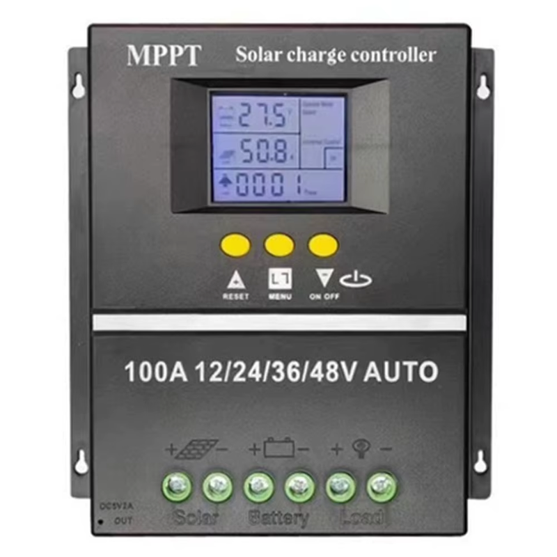 100A MPPT Solar Charge Controller Intelligent Regulator LCD Display Auto Solar C