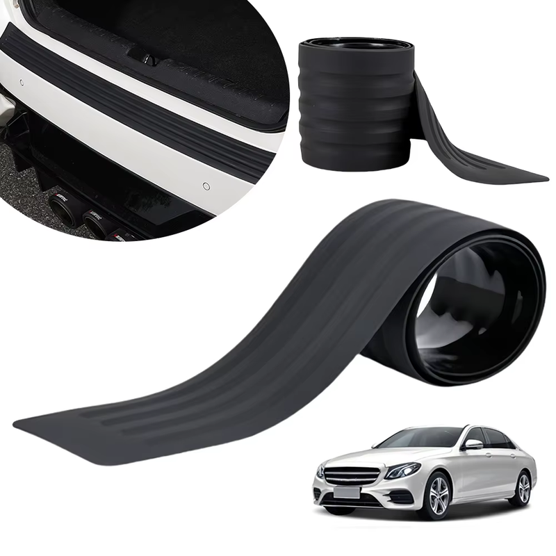 Universal Anti-Collision Rubber Strip Anti-Scratch Car Rear Bumper Guard Plate C