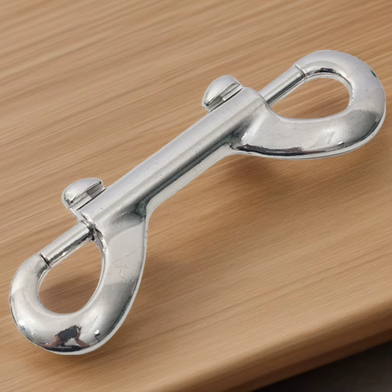 10Pcs Scuba Diving Double End Bolt Snap Hook Clips 316 Stainless Steel Trigger S