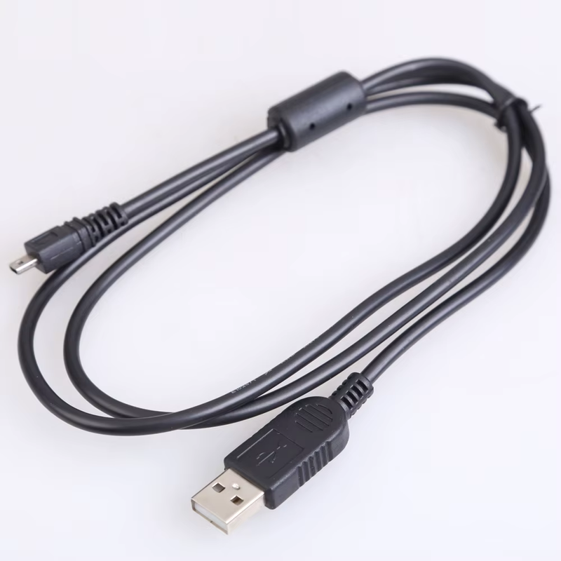 1M Data Cable Camera Parts 8 Pin USB to PC Data Cable Cord Replacement Accessori