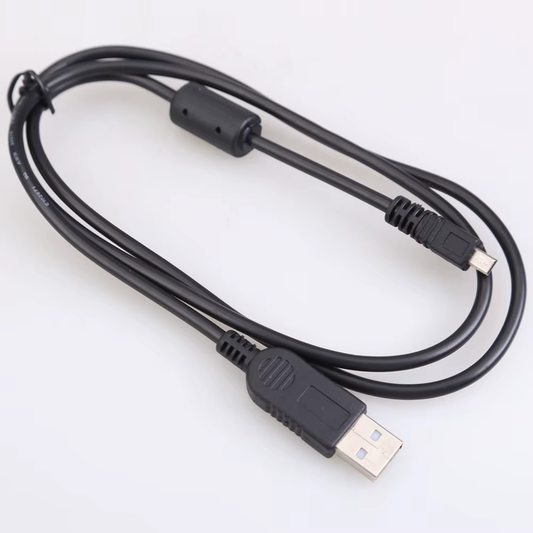 1M Data Cable Camera Parts 8 Pin USB to PC Data Cable Cord Replacement Accessori