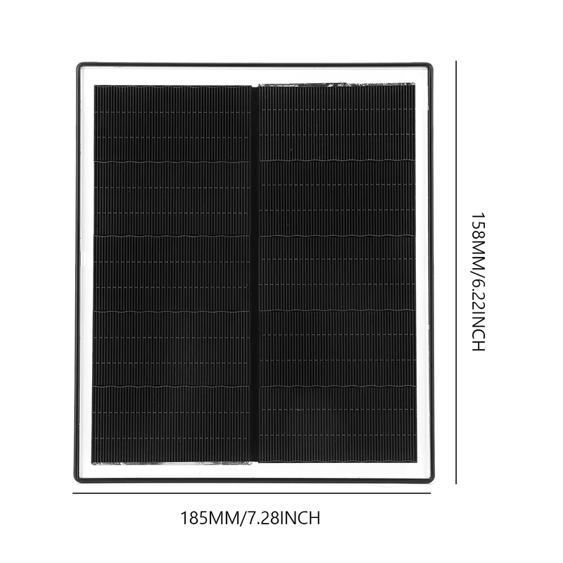 6W 5V Shingled Solar Panel 24% Efficiency Solar Panel Charger IP65 Waterproof Mi