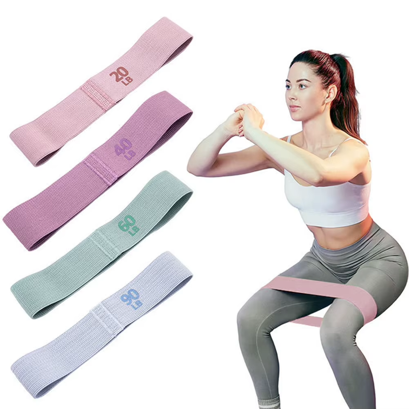 Stretch Fitness Strips Anti-Slip Pilates Hip Circle Portable Glute Thigh Elastic