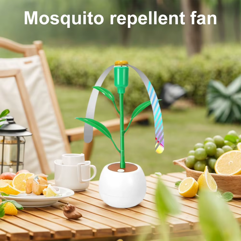 Fly Fans for Tables Fly Repellent Fan Table Top Fly Fan Portable Outdoor Picnic