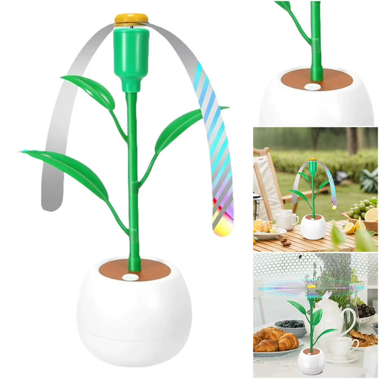 Fly Fans for Tables Fly Repellent Fan Table Top Fly Fan Portable Outdoor Picnic