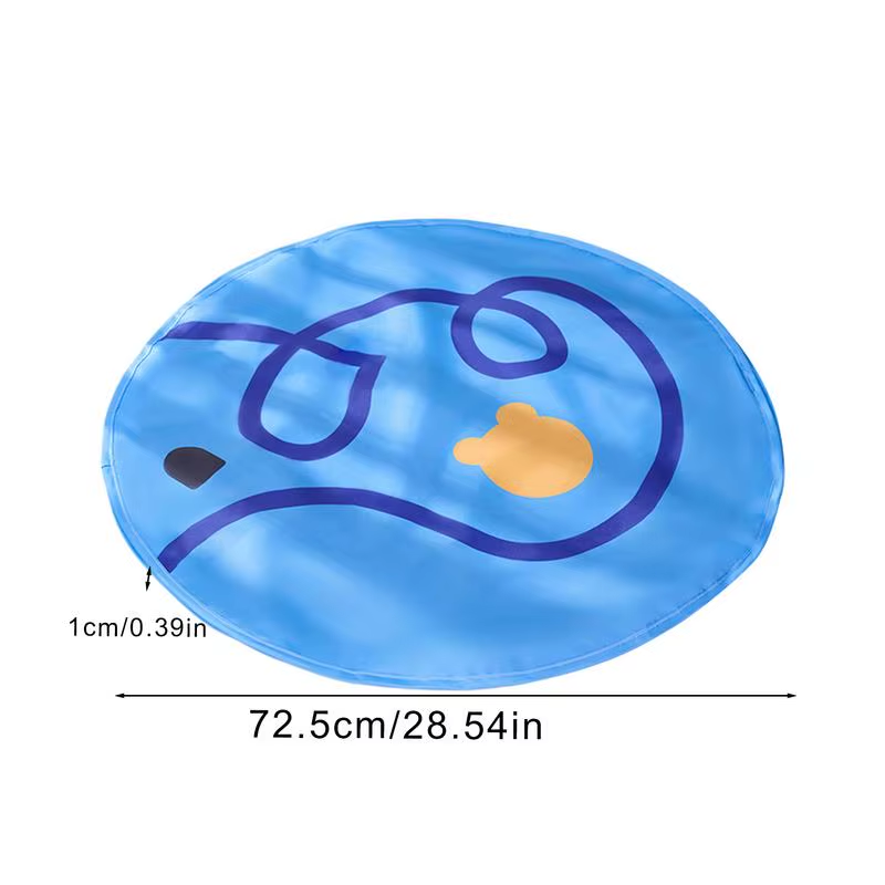 Rolling Cat Ball in Play Mat Lightweight and Portable Play Mat Cat Toy Pet Game